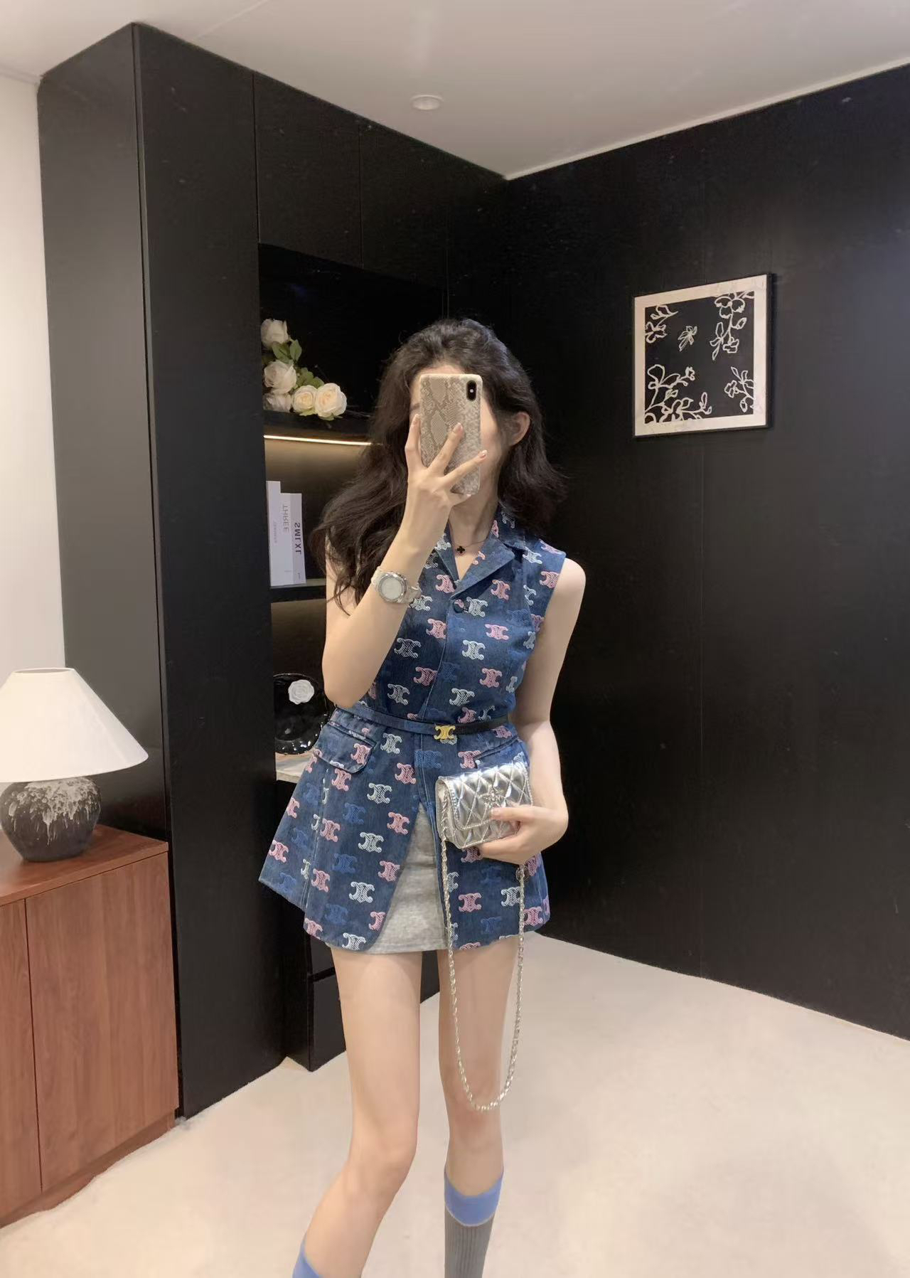 [TOP] CELINE Vest Jakcet -Blue