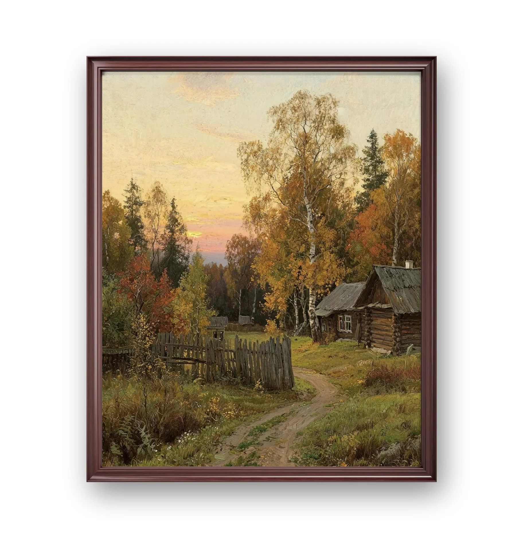 House in Tree Shadows