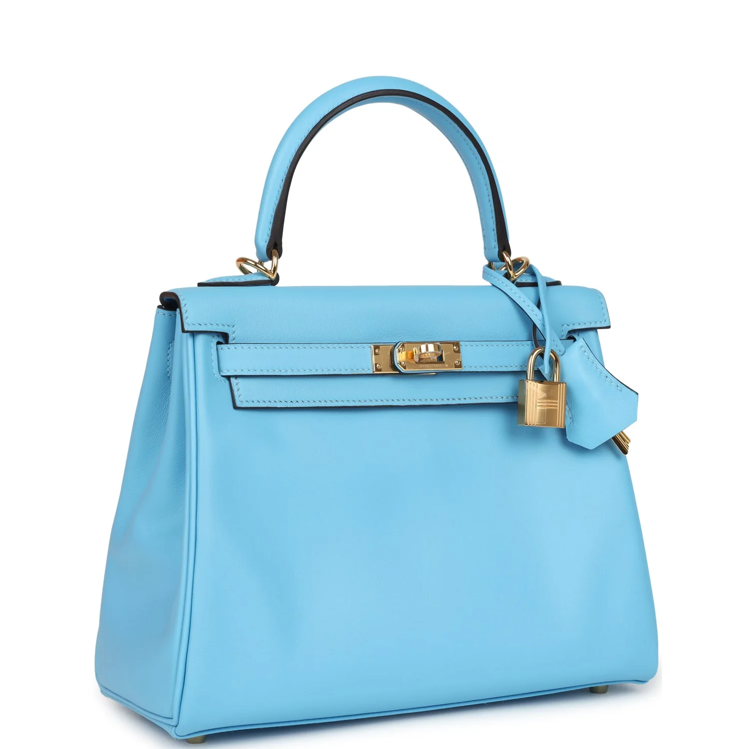 Hermes Kelly Retourne  Celeste Swift Gold Hardware