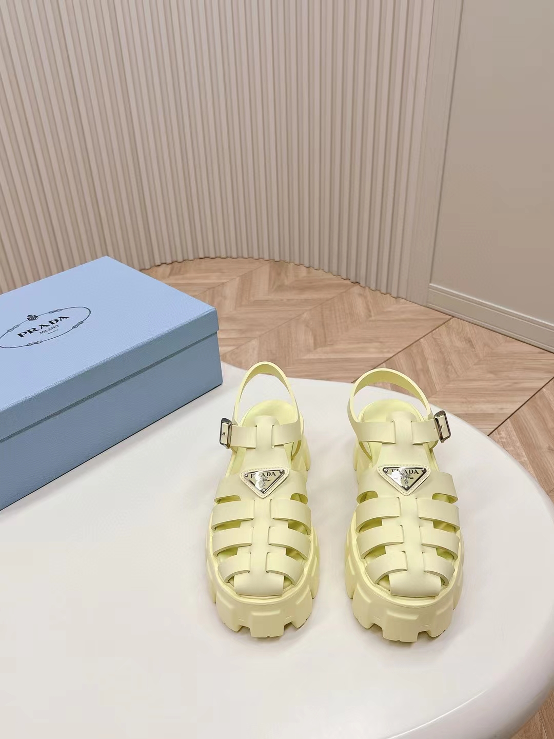 [TOP] PRADA Sandals - Yellow - 711 Luxury