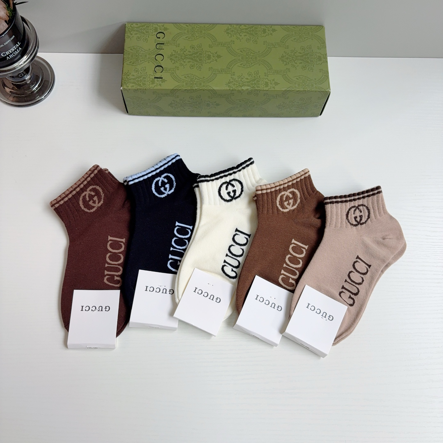 [TOP] GUCCI Socks - 5 Pieces as a Set - 711 Luxury