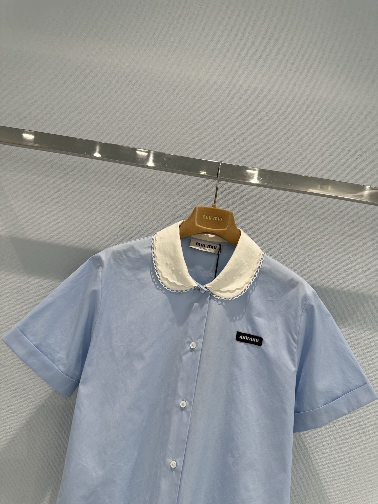 [TOP] Miu Miu Polo  Shirt -Blue