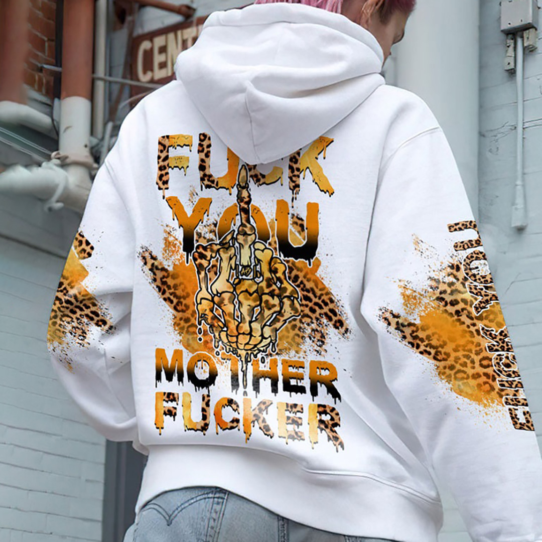 FCK YOU MOTHERFCKER LEOPARD Women's Hoodie
