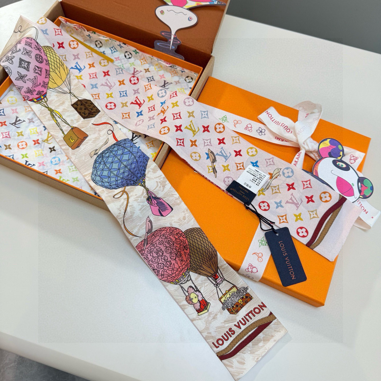 [TOP] Louis Vuitton LV Twilly Scarf - Pink - 711 Luxury