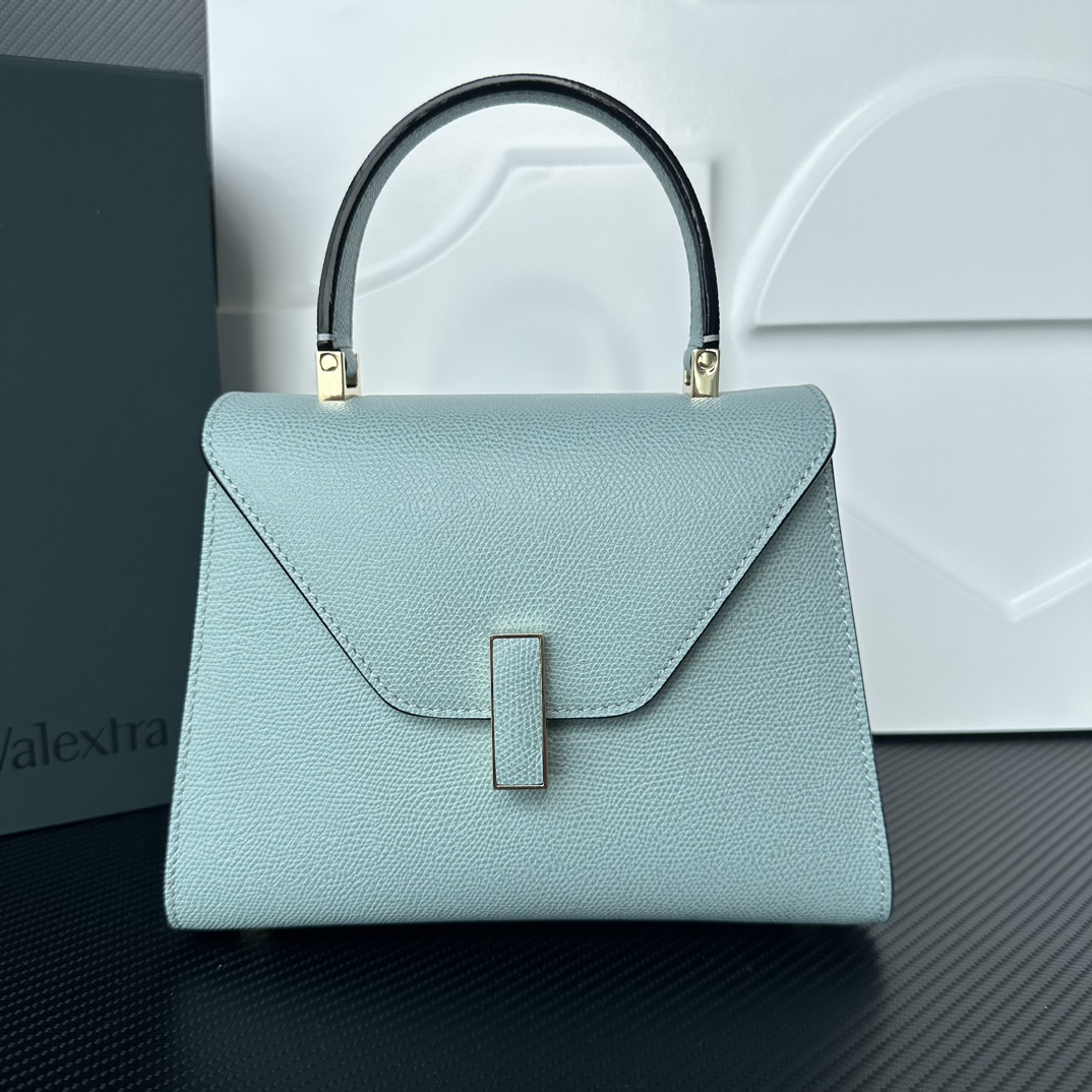 [TOP] VALEXTRA lside Bag 22x16.5x12cm - Blue - 711 Luxury