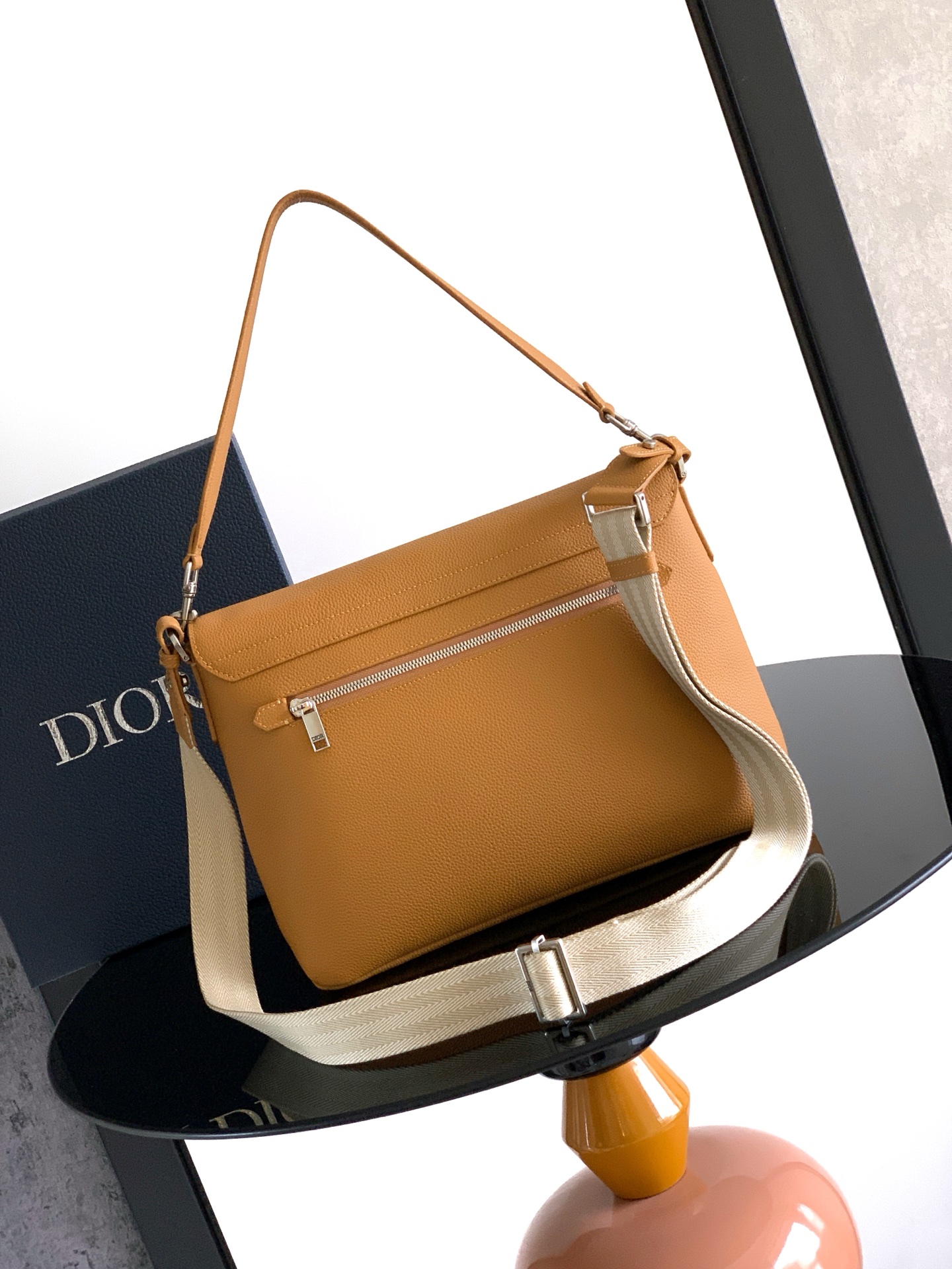 [TOP] Christian Dior Privé Flap Messenger Bag 33x24.5x14cm - 3 Colors