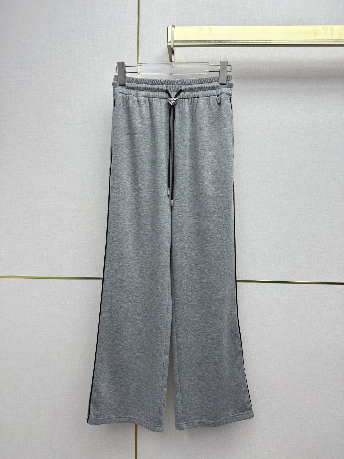 [TOP] PRADA Polo T-shirt + Pants Set - Gray