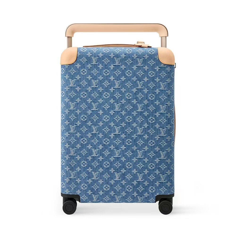 [TOP] Louis Vuitton LV Rolling Luggage Horizon 38.0 x 55.0 x 21.0 cm - Denim Blue