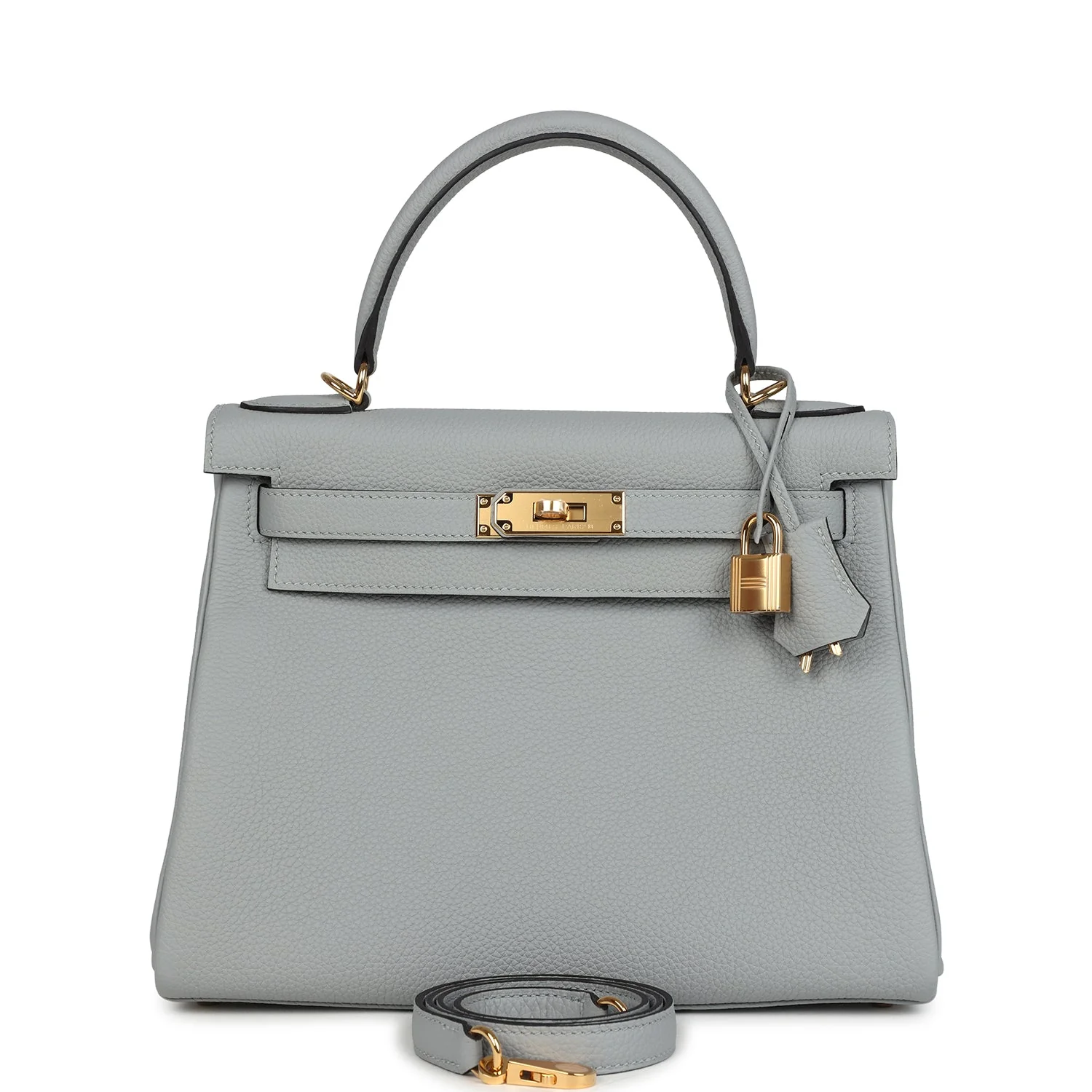Hermes Kelly Retourne  Bleu Glacier Togo Gold Hardware
