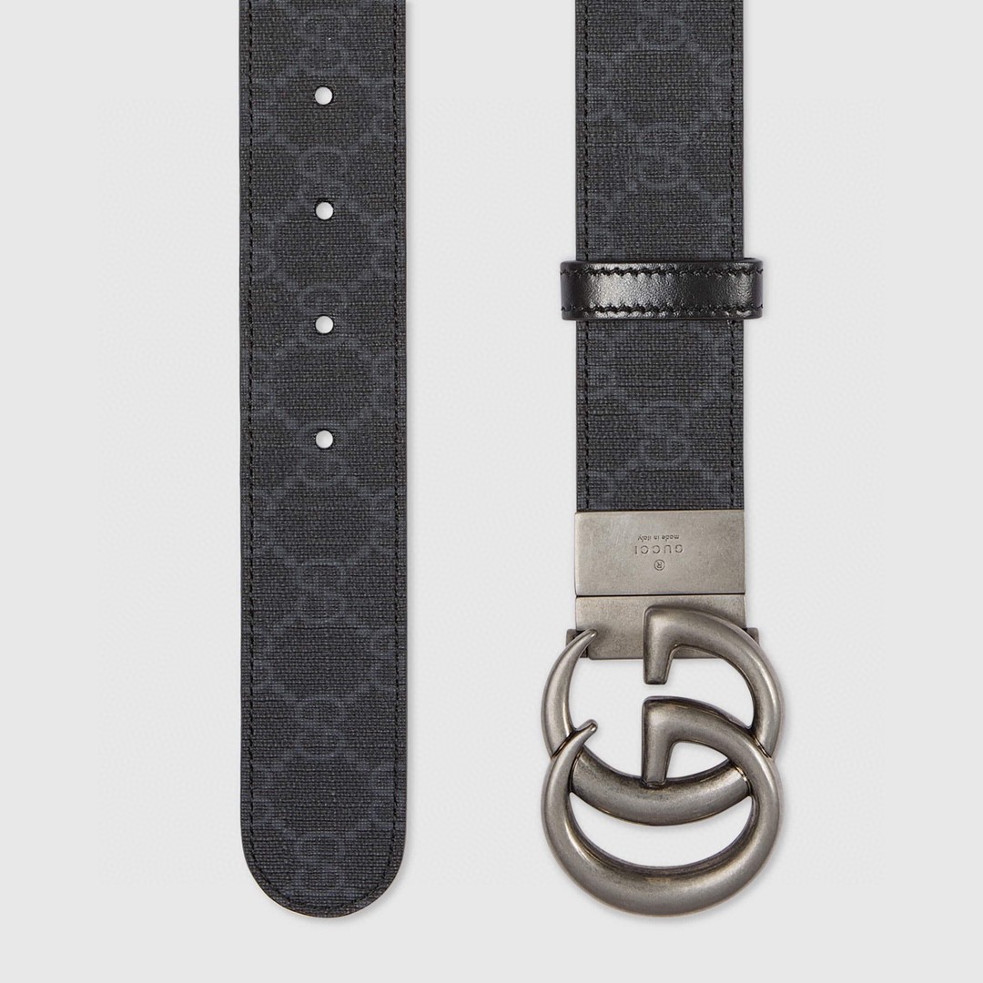 [TOP] GUCCI Belt 3.7cm - Black - 711 Luxury