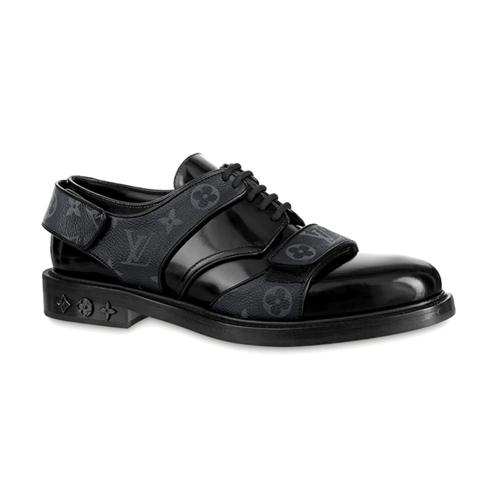 Louis Vuitton black Shoes Louis Vuitton Black Harness Derby Shoes 1A8JKV#301327 | Nigo Office