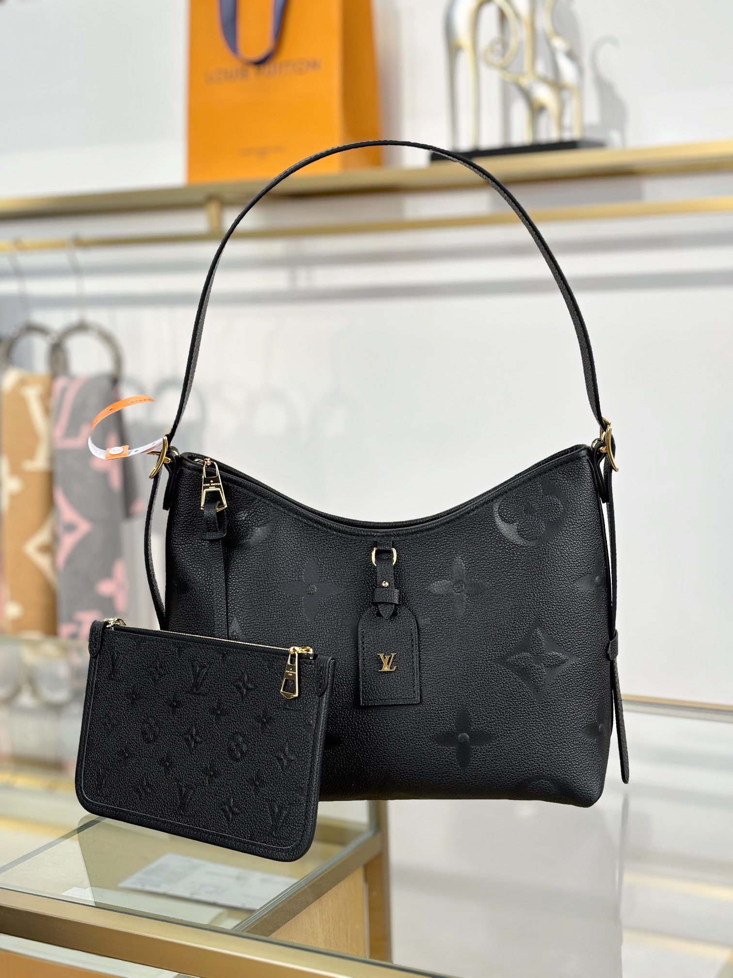 [TOP] Louis Vuitton LV Carryall Bag 29x24x12CM - Black - 711 Luxury