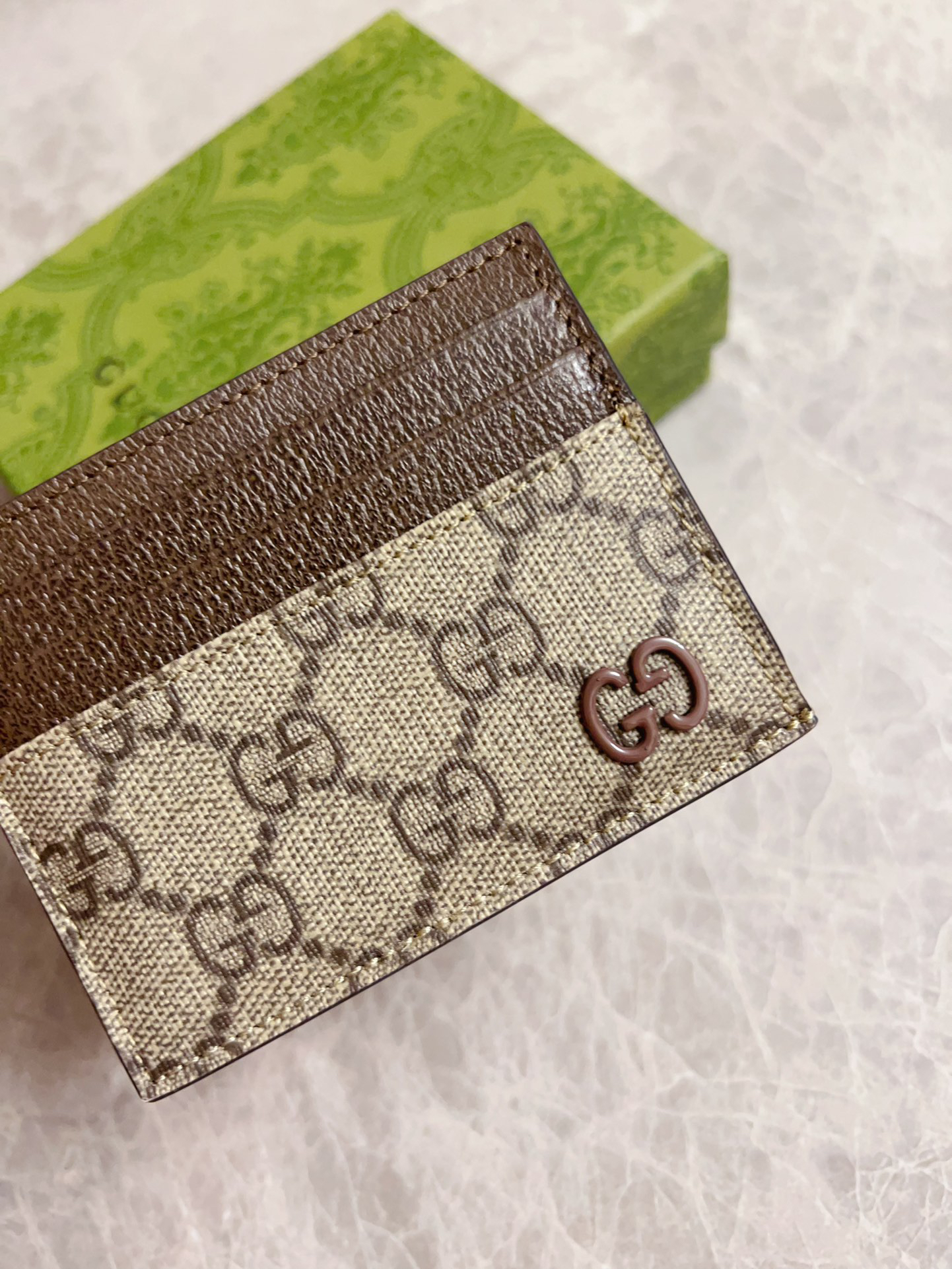 [TOP] GUCCI Card Pack 10 x 8 cm - Brown - 711 Luxury