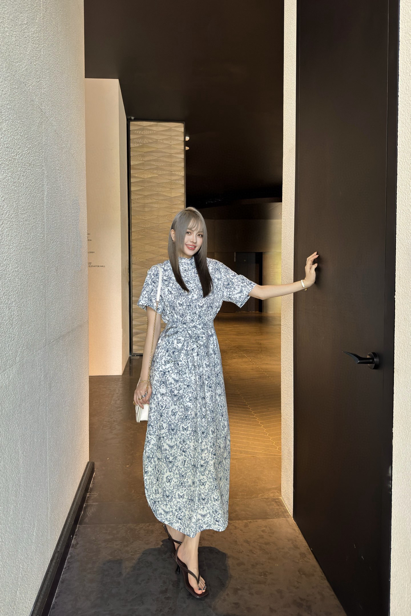 [TOP] Christian Dior  Dress -Blue