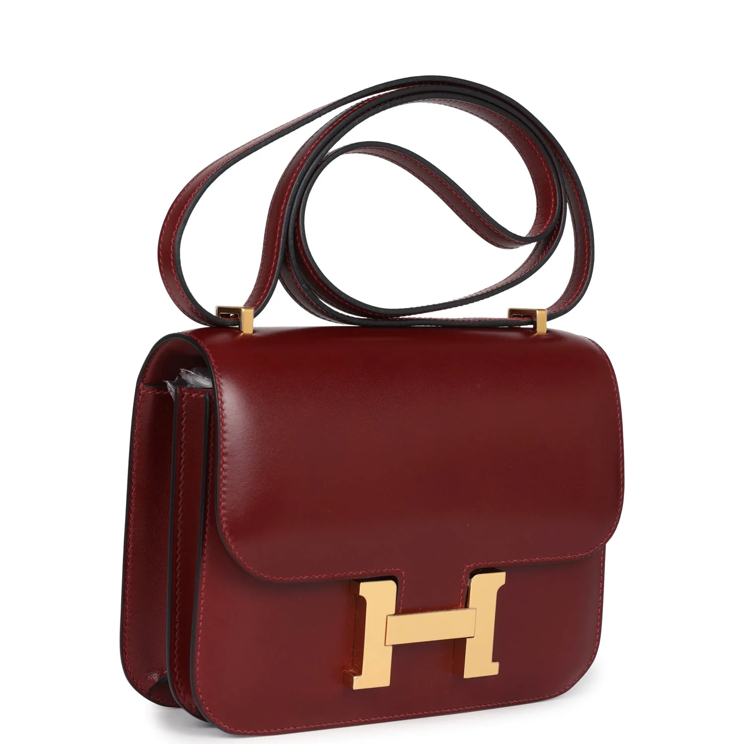 Hermes Constance Rouge H Box Gold Hardware