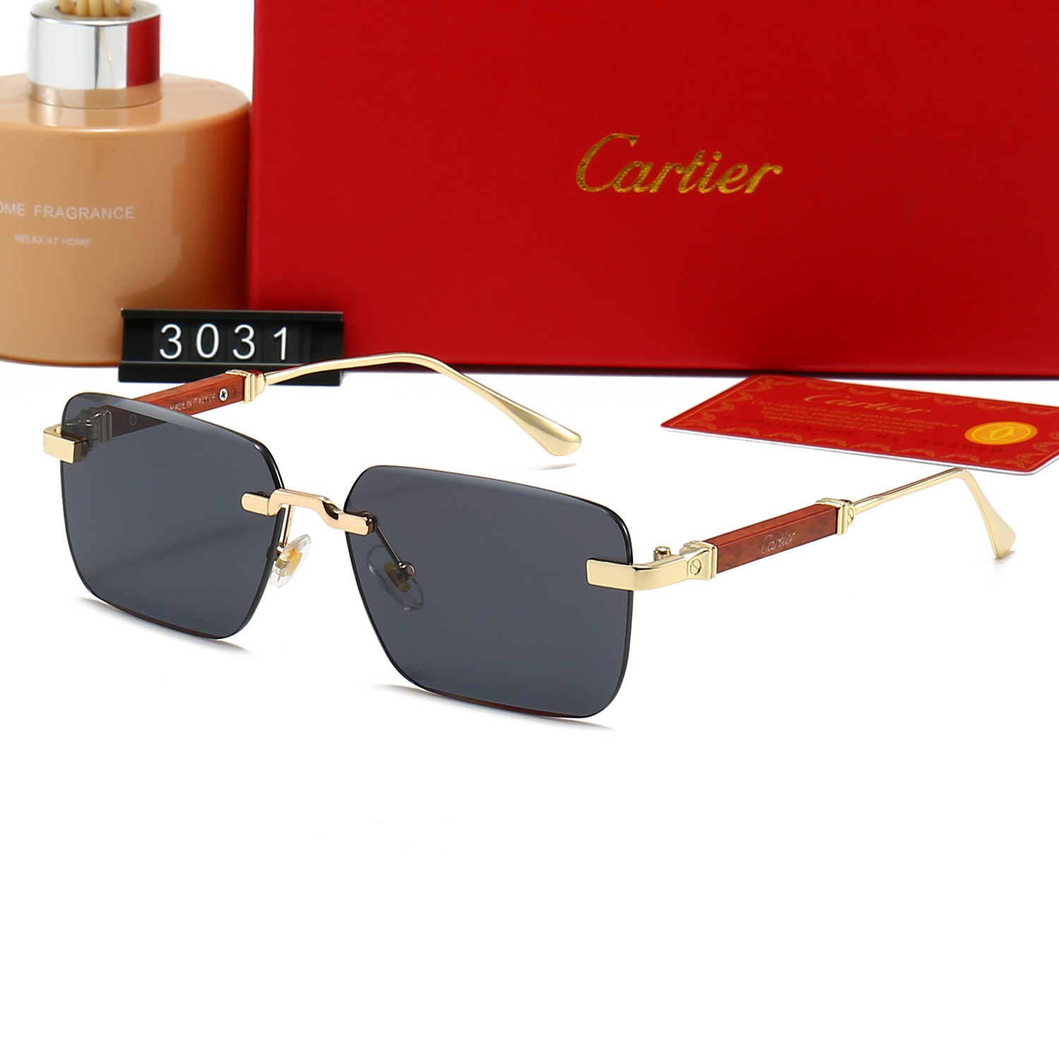 [TOP] Cartier Sunglasses - 6 Colors - 711 Luxury