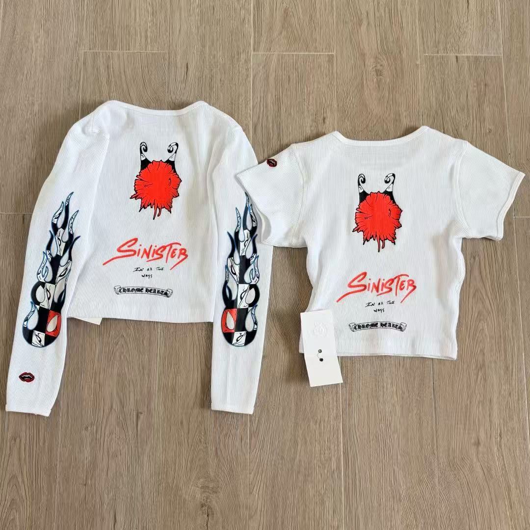 Chrome Hearts Clothing Chrome Hearts Waffle Graffiti Long Sleeve T-shirt #394634 | Nigo Office