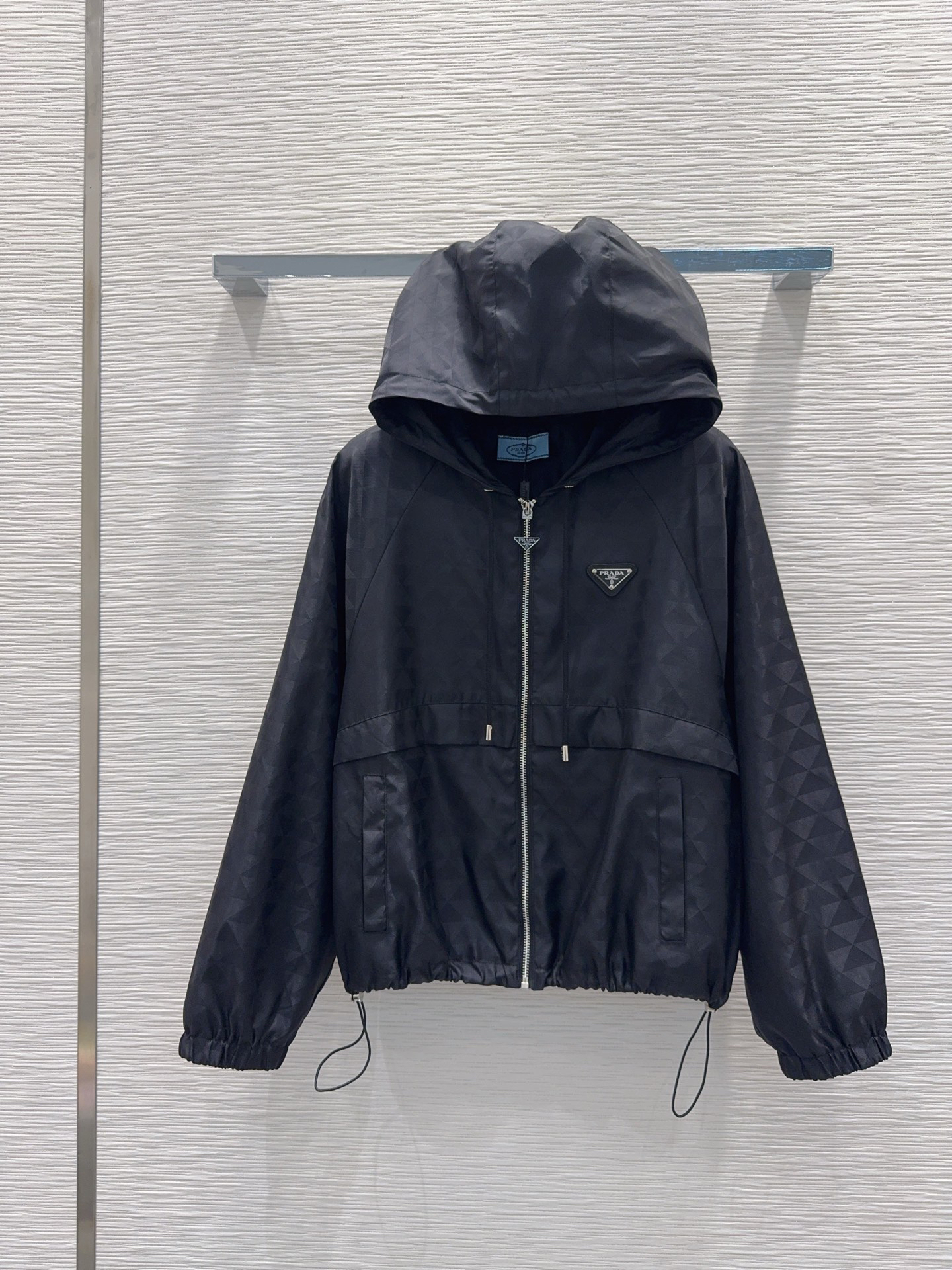 [TOP] PRADA  Hooded Jacket - Black