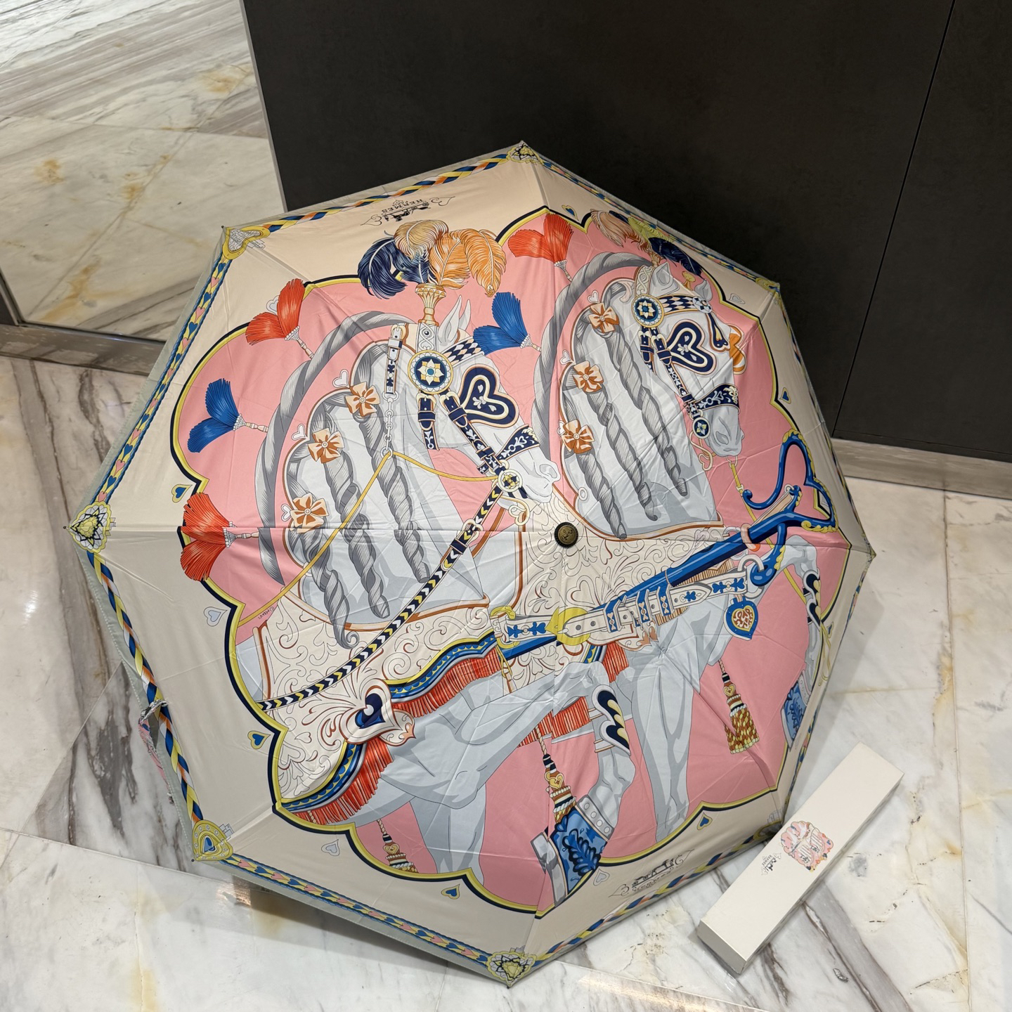 [TOP] HERMES Umbrella - White - 711 Luxury