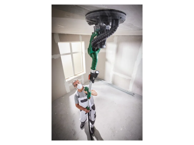 PARKSIDE Ponceuse murs et plafonds avec manche télescopique PWDS 920 C3, 710 W