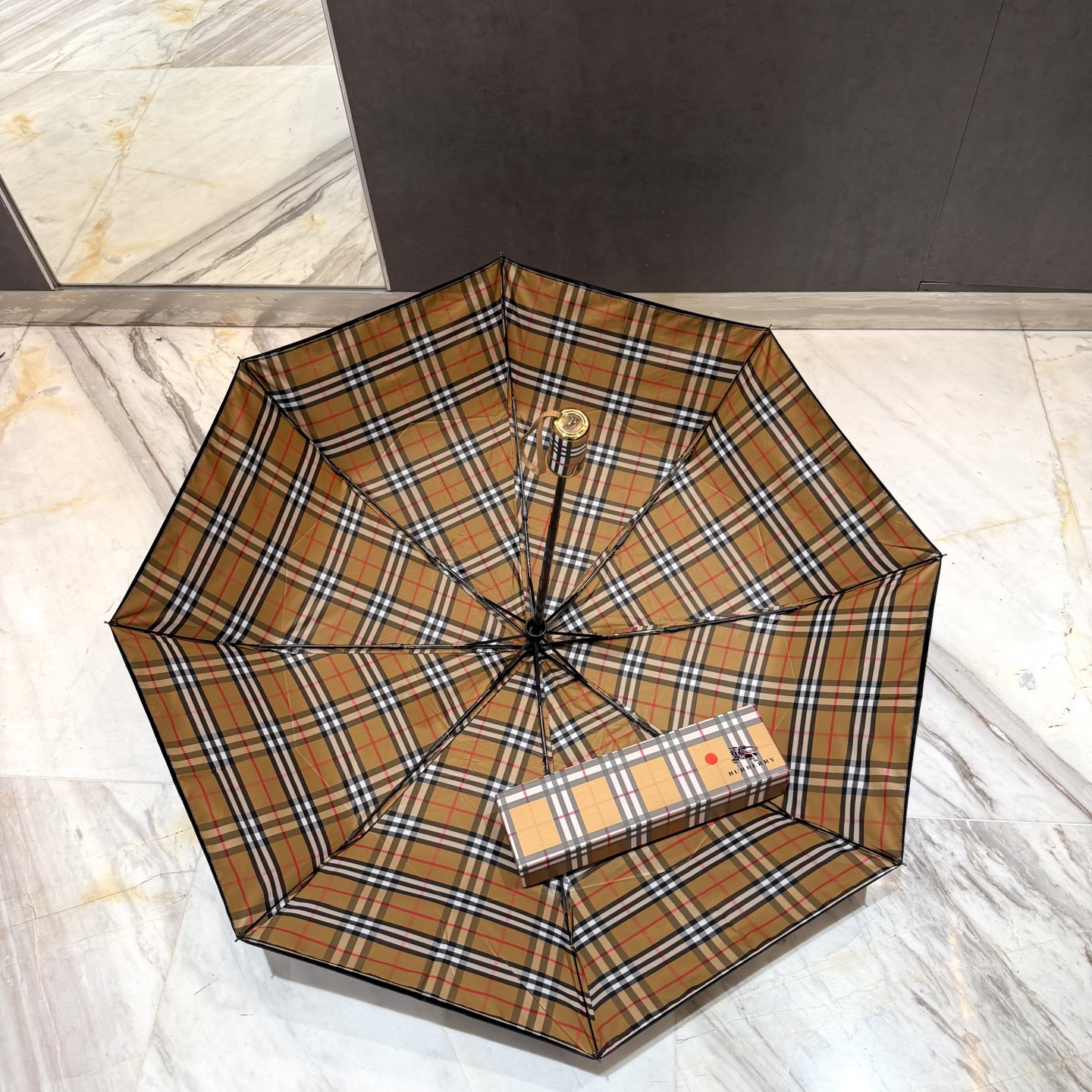 [TOP] BURBERRY Umbrella - Khaki - 711 Luxury