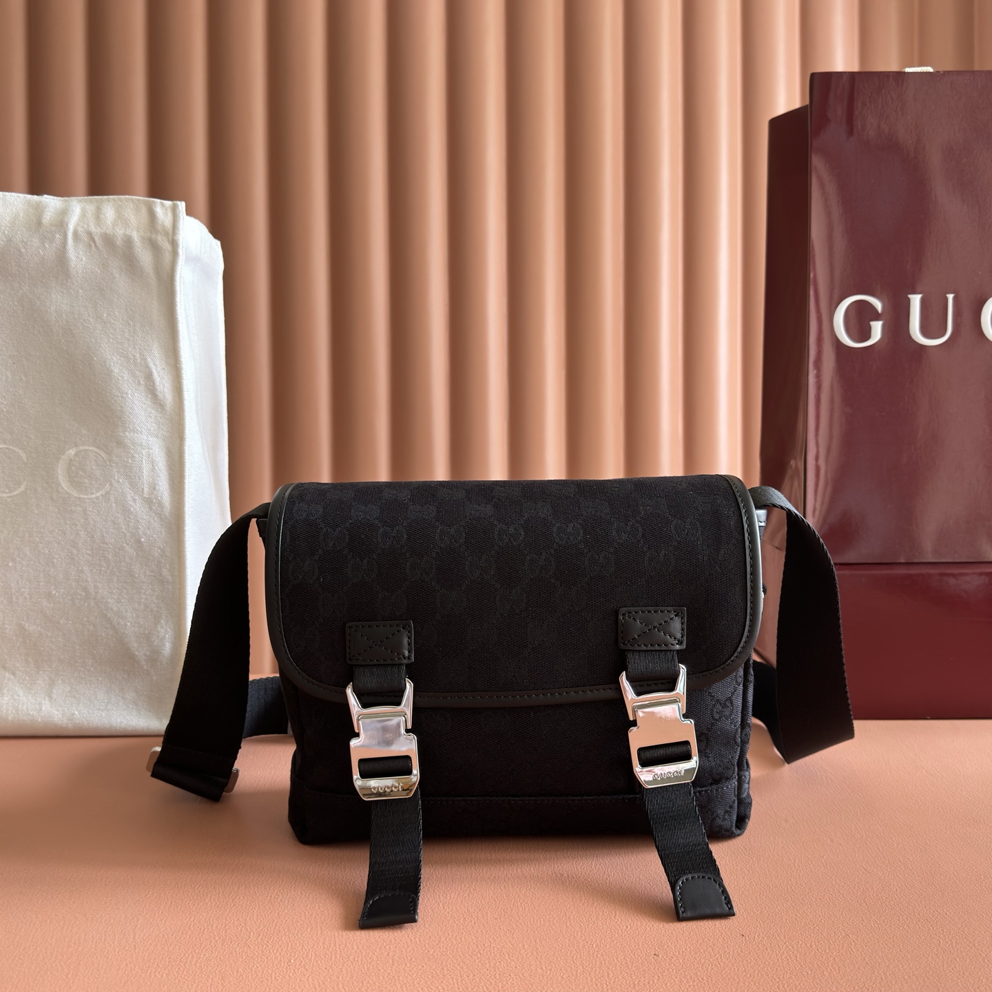 [TOP] GUCCI GG Bag 25 x 20 x 8.5 cm - Black - 711 Luxury