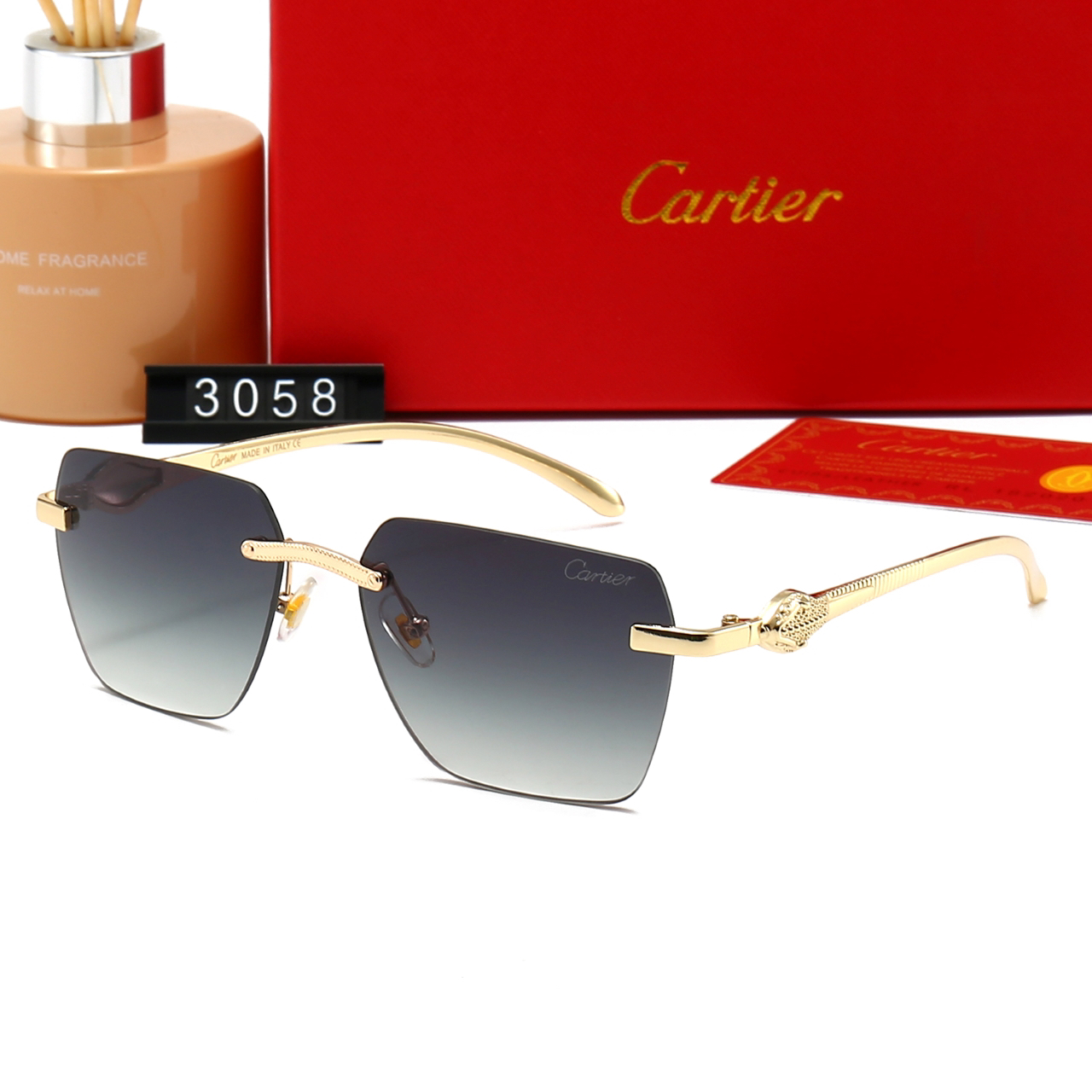 [TOP] Cartier Sunglasses - 7 Colors - 711 Luxury