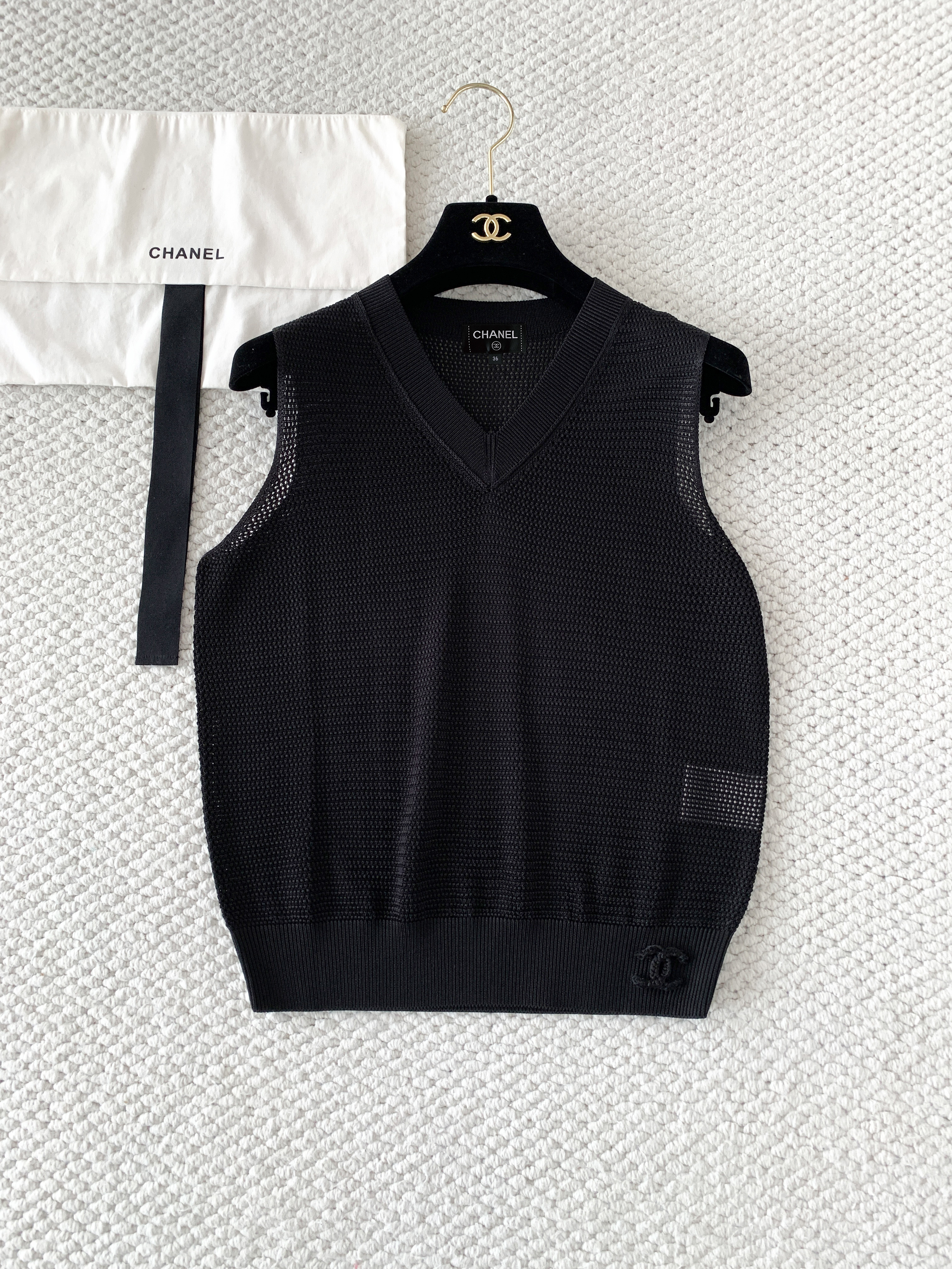 Chanel Knitted Fashion Suspenders #380036