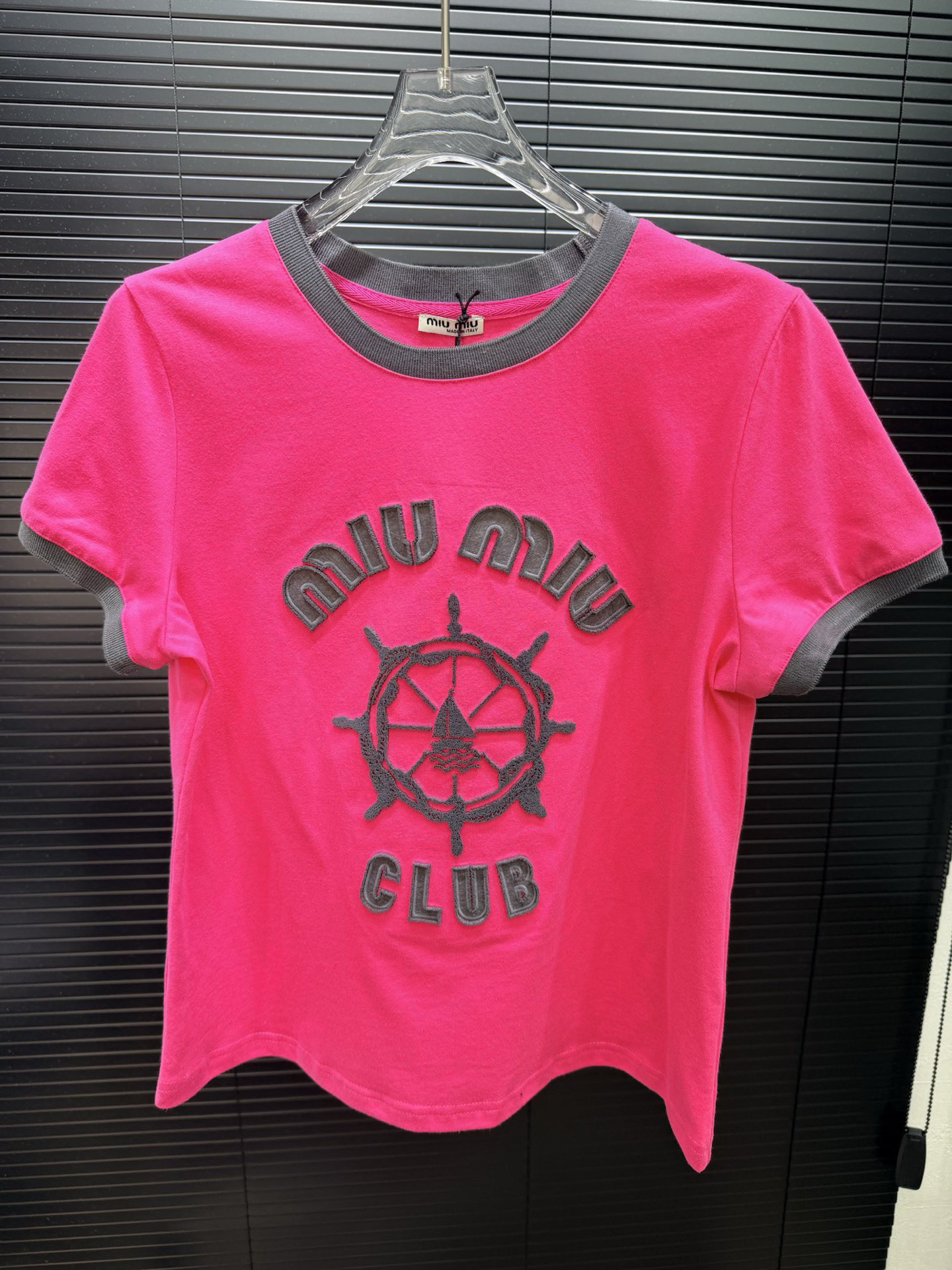 [TOP] Miu Miu T-shirt - Pink