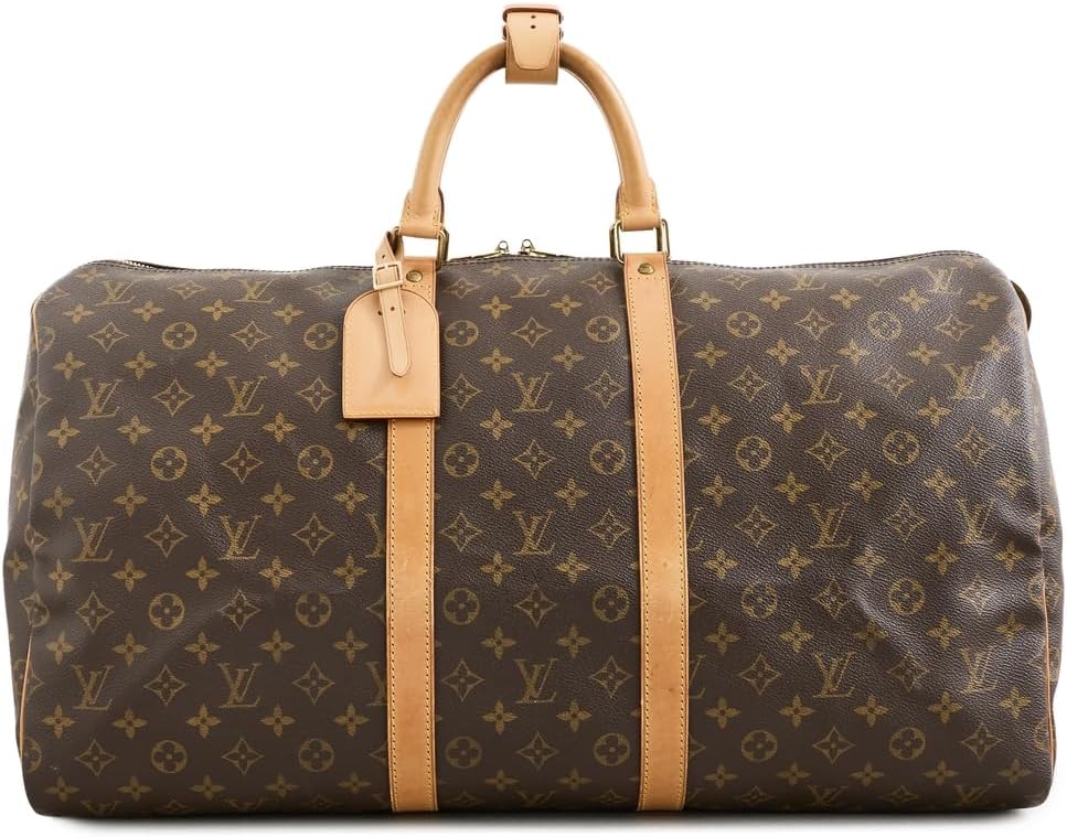 What Goes Around Comes Around Women's Pre-Loved Louis Vuitton Monogram Keepall 55 Duffle, Brown, One Size