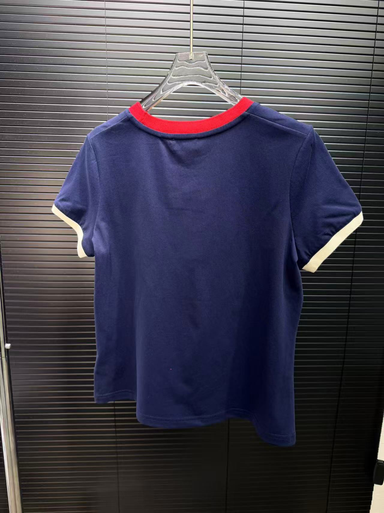 [TOP] CELINE Short-Sleeve T-Shirt - Blue