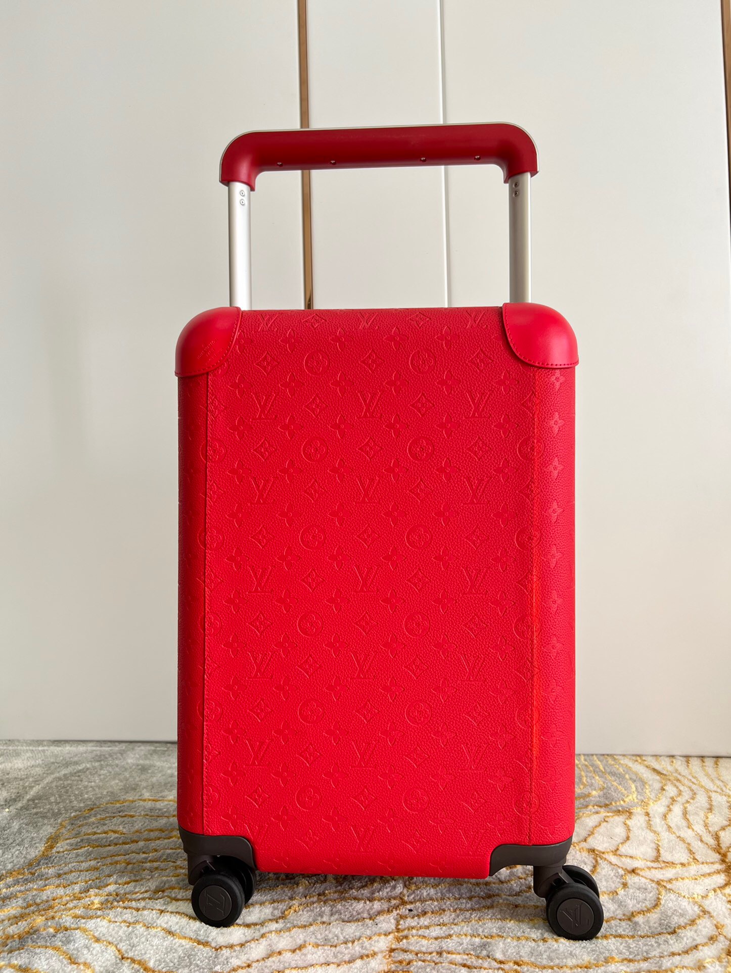 [TOP] Louis Vuitton LV Rolling Luggage Horizon 55 - Red - 711 Luxury