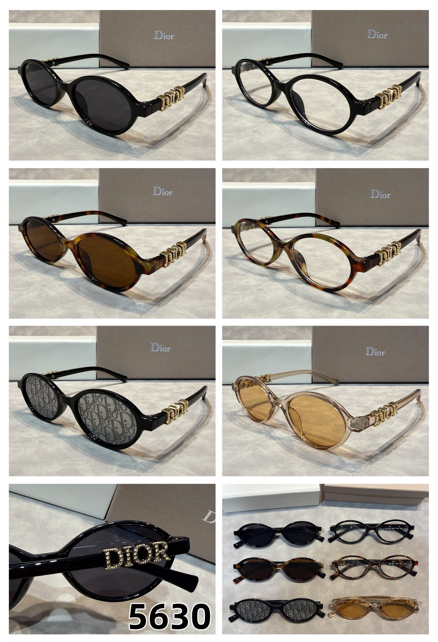 [TOP] Christian Dior Sunglasses - 6 Colors - 711 Luxury