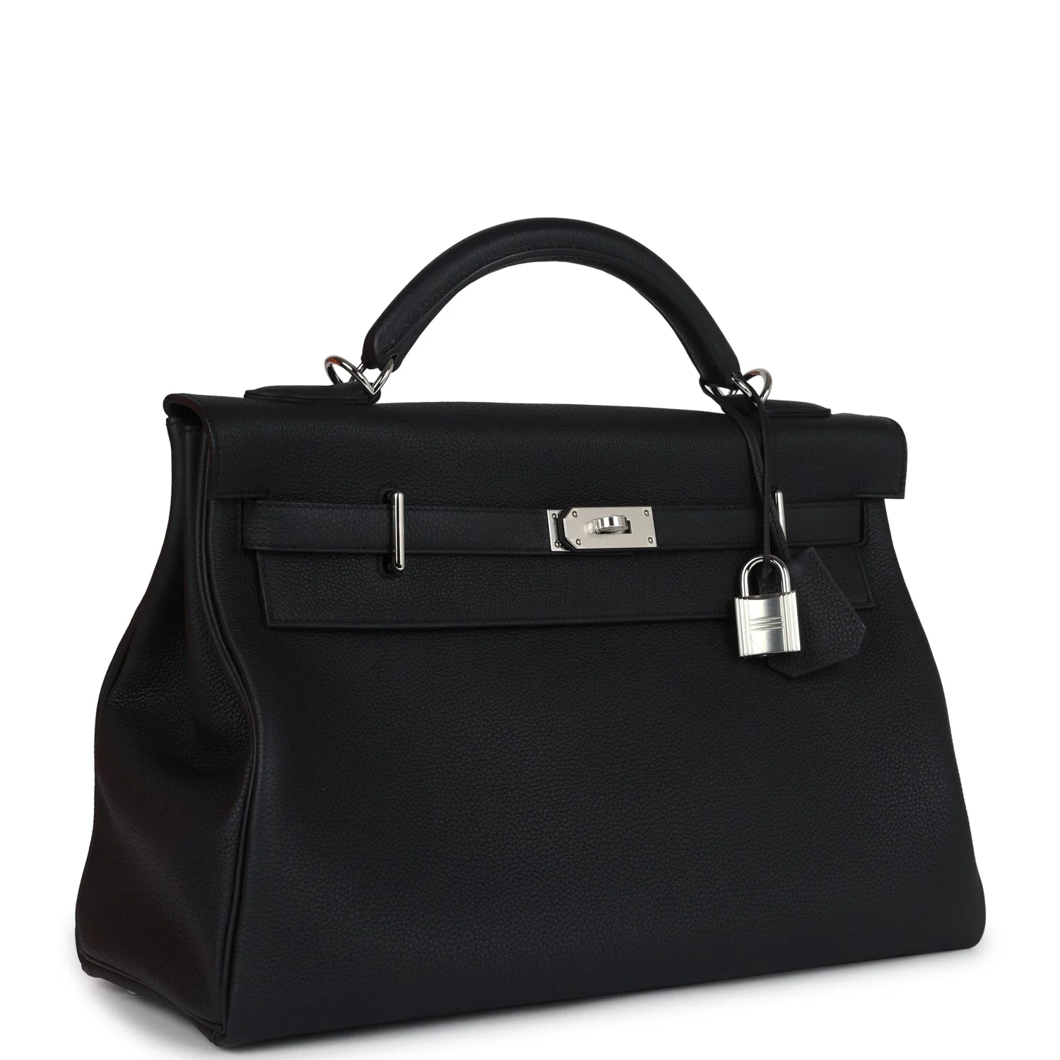 Hermes Kelly 4 Maxi Black Togo Palladium Hardware