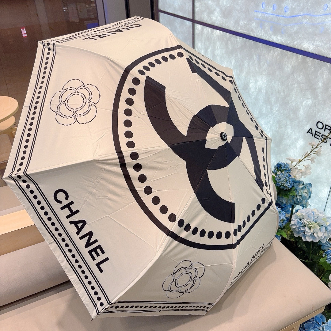 [TOP] CHANEL Umbrella - White - 711 Luxury