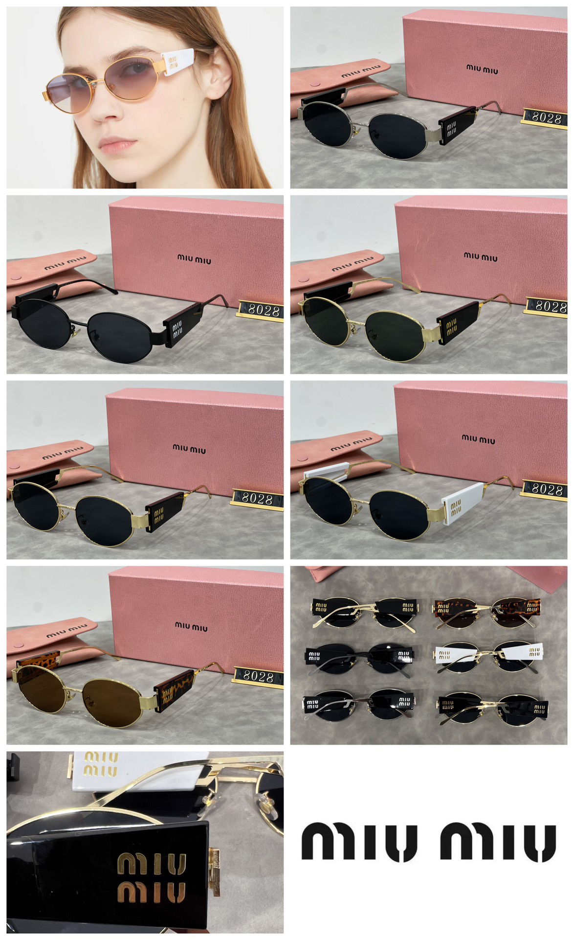 [TOP] Miu Miu Sunglasses - 6 Colors - 711 Luxury