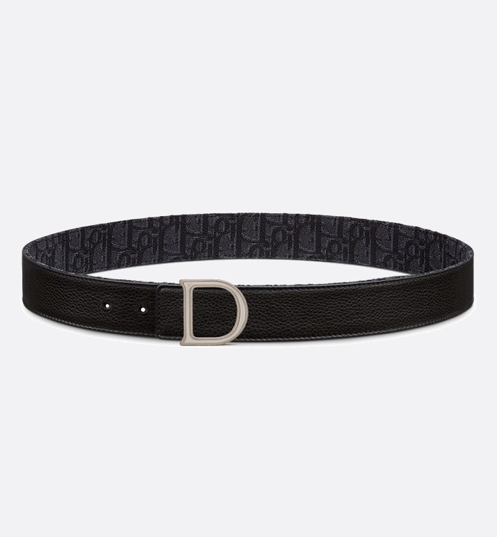 [TOP] Christian Dior Men's Belt Cowhide 35mm - Black - 711 Luxury