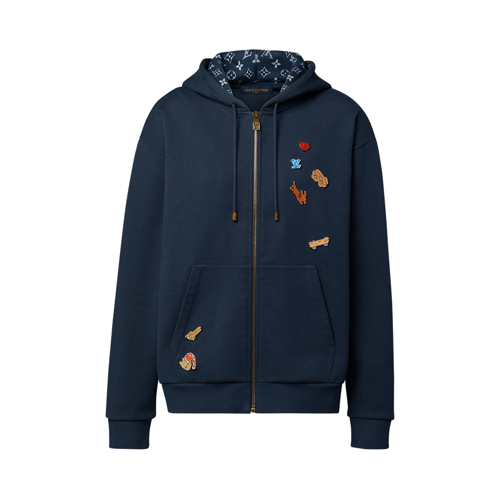 Louis Vuitton Clothing LOUIS VUITTON Chinese Valentine’s Day Zipped Hoodie #395624 | Nigo Office