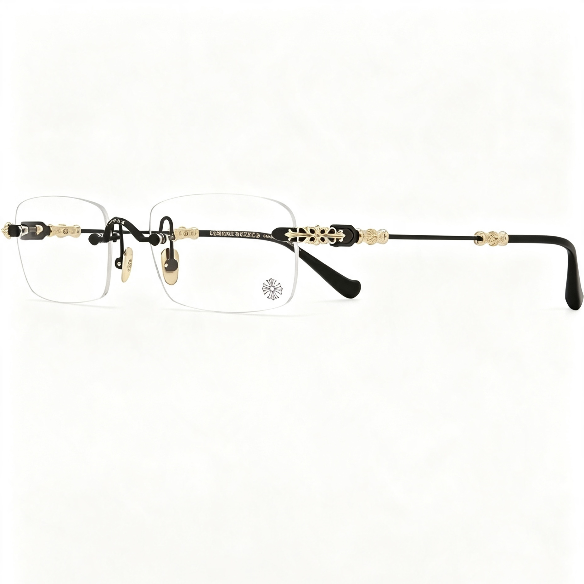 Chrome Hearts Shoes Chrome Hearts PILES III Flat Mirror Glasses Frame #387702 | Nigo Office