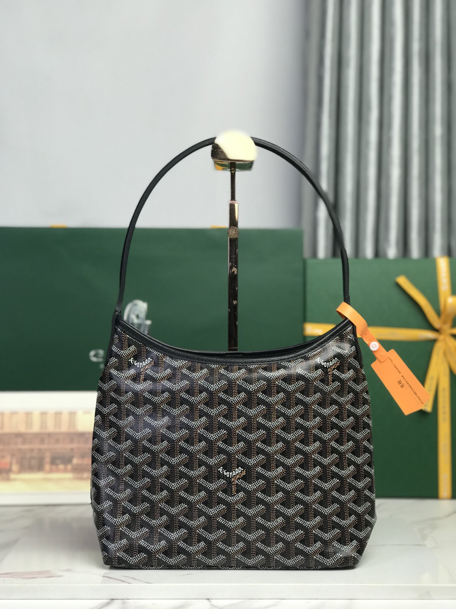 [TOP] Goyard Tote Bag 26*11*22cm  -  Black - 711 Luxury