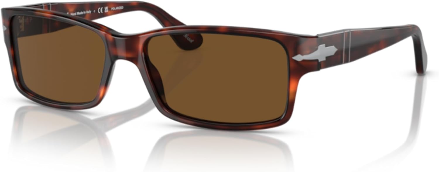 Persol PO2803S Rectangle Sunglasses for Men +BUNDLE with ACCESSORY EYEWEAR KIT