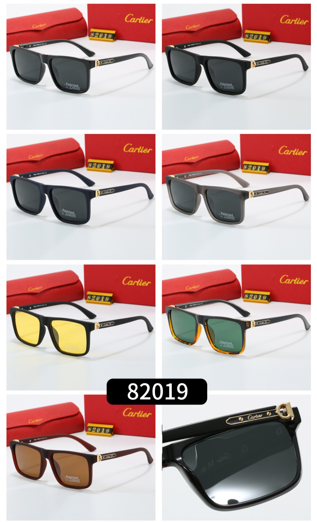 [TOP] Cartier Sunglasses - 7 Colors - 711 Luxury