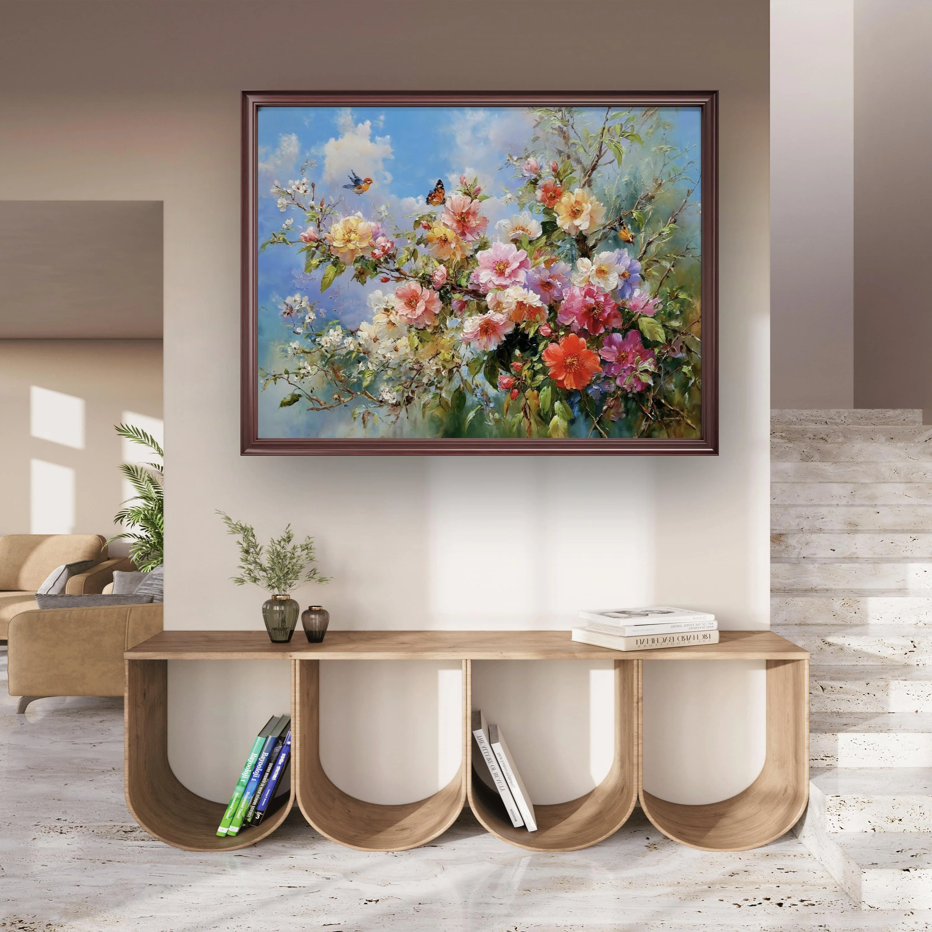 Fleeting Flower Shadows