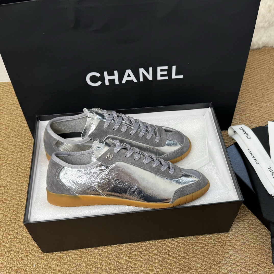 [TOP] CHANEL Sneakers - Sliver