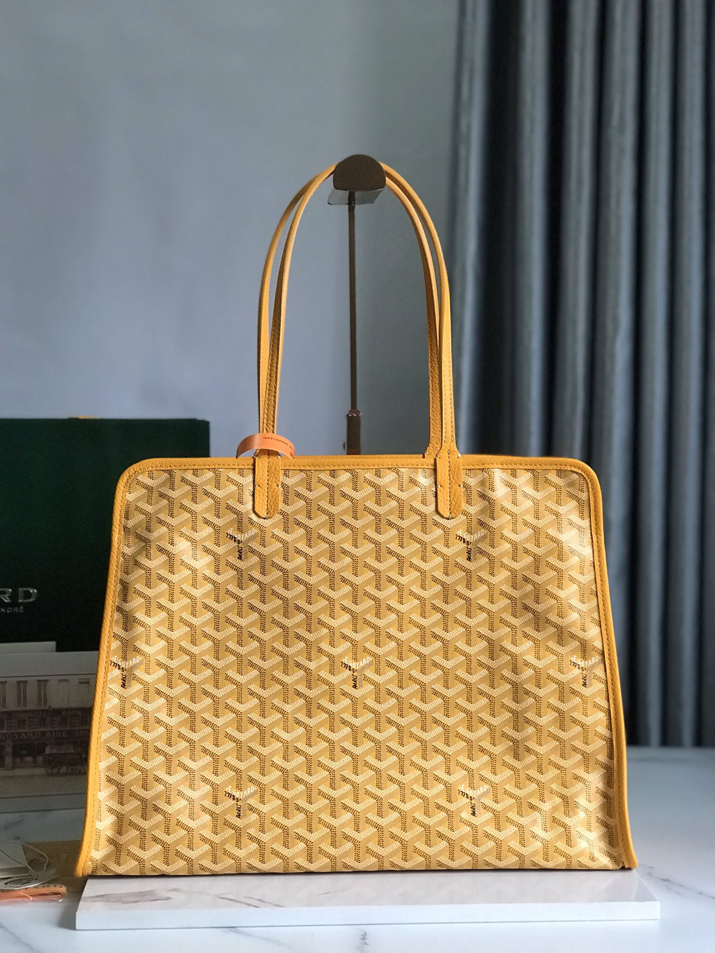 [TOP] Goyard Hardy Bag 40*17*31cm  - Yellow - 711 Luxury