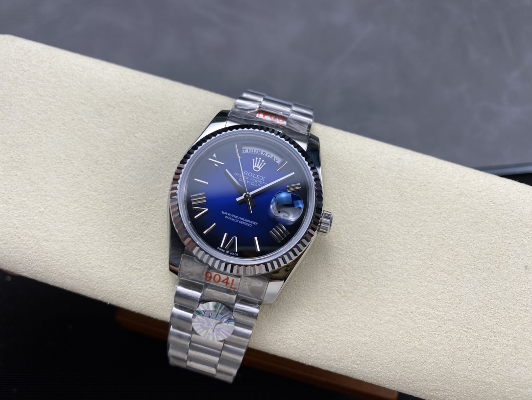[TOP] ROLEX Watch 36 mm - Blue