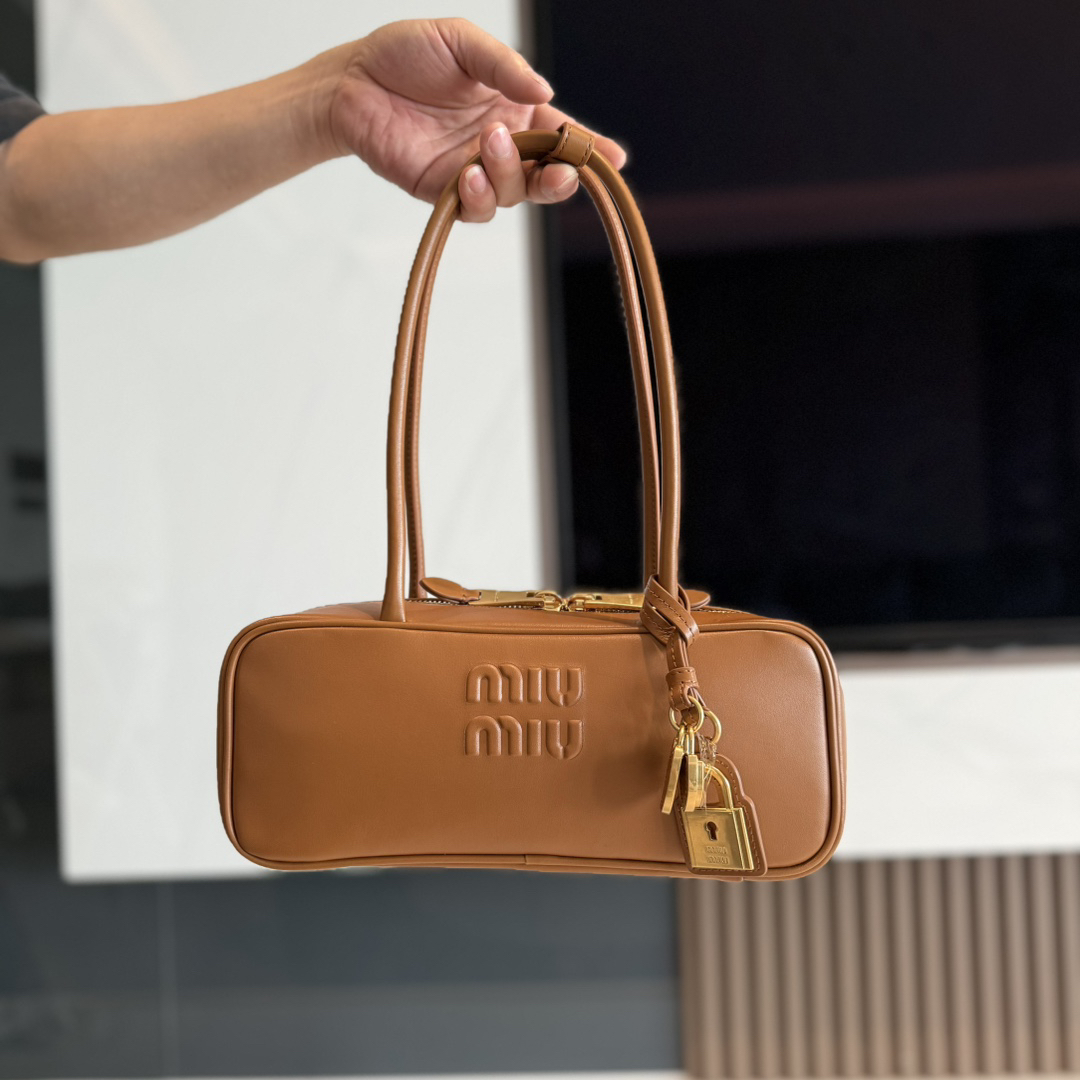 [TOP] Miu Miu Bag 28x11.5x8cm - Brown - 711 Luxury