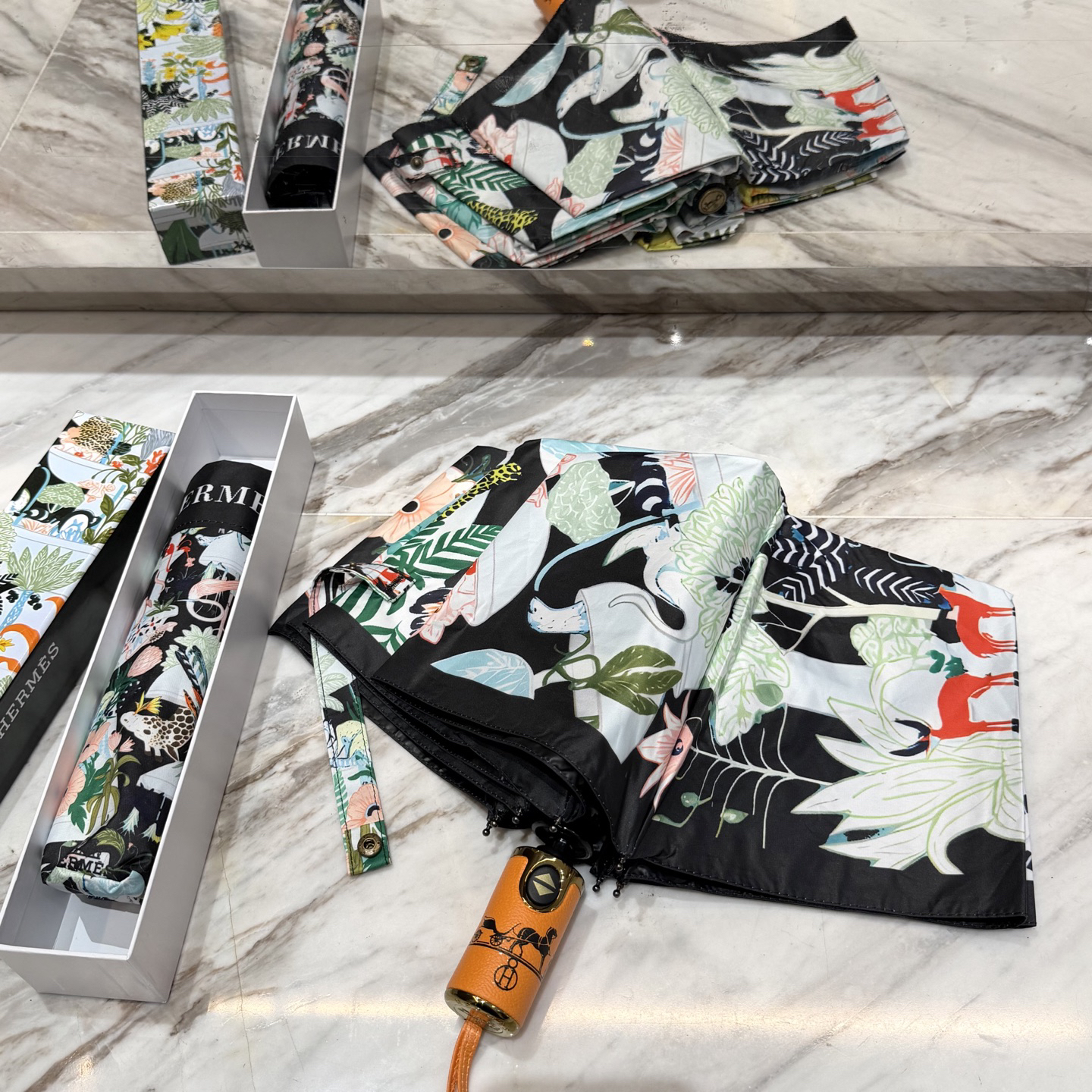 [TOP] HERMES Umbrella - Black - 711 Luxury