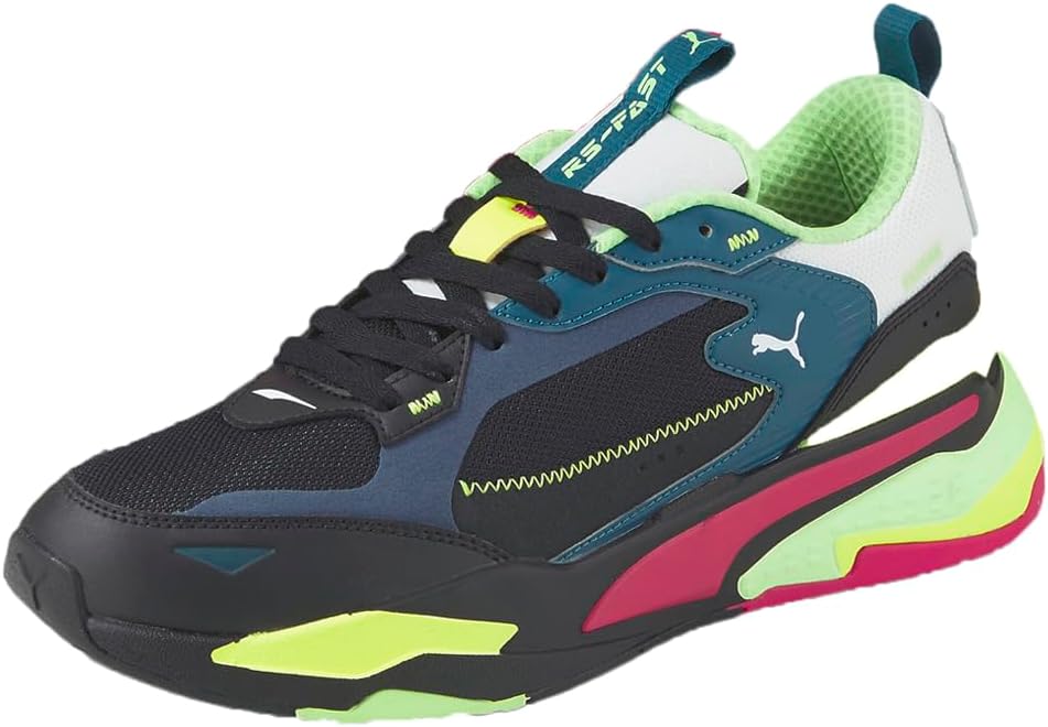 PUMA Mens Rs Fast Limiter Lace Up Sneakers Shoes Casual - Black