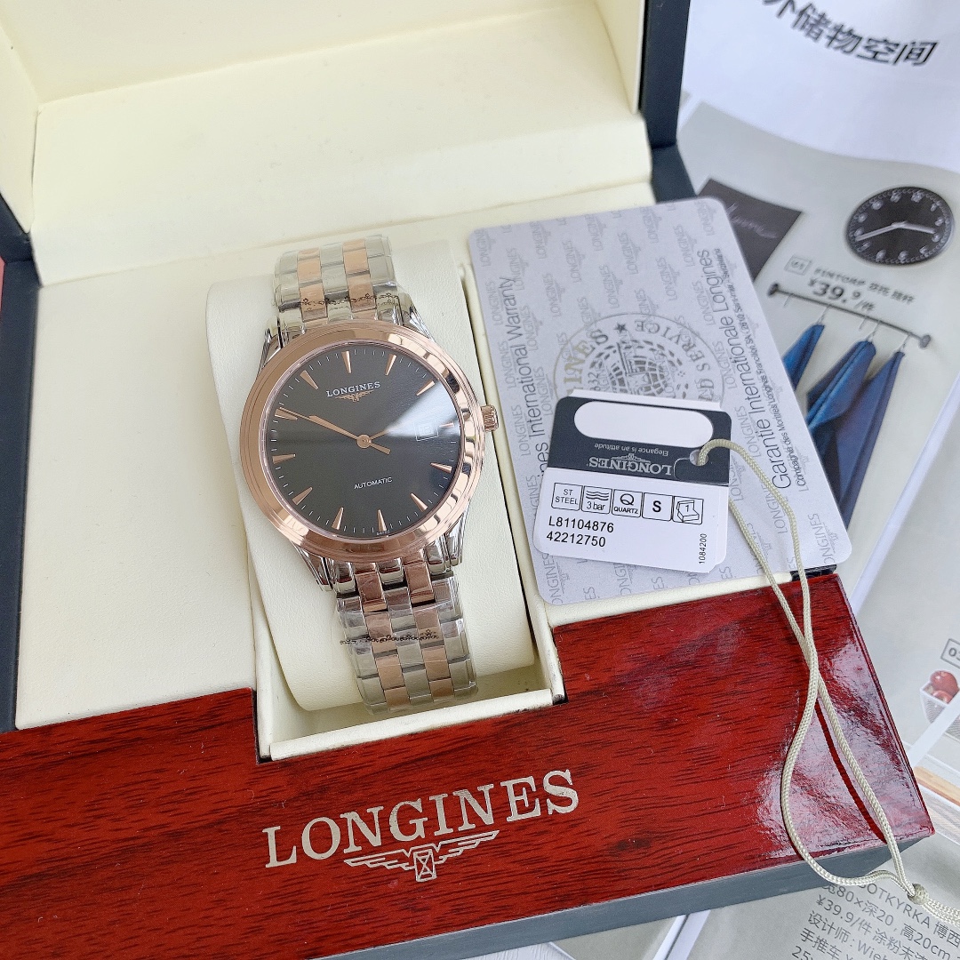 [TOP] LONGINES Men's Watch 39mm - 6 Color - 711 Luxury